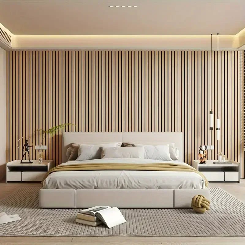 Striped Vinyl Wallpaper – Modern Self-Adhesive & Waterproof  / Papel Pintado Vinílico Rayado – Moderno, Autoadhesivo e Impermeable