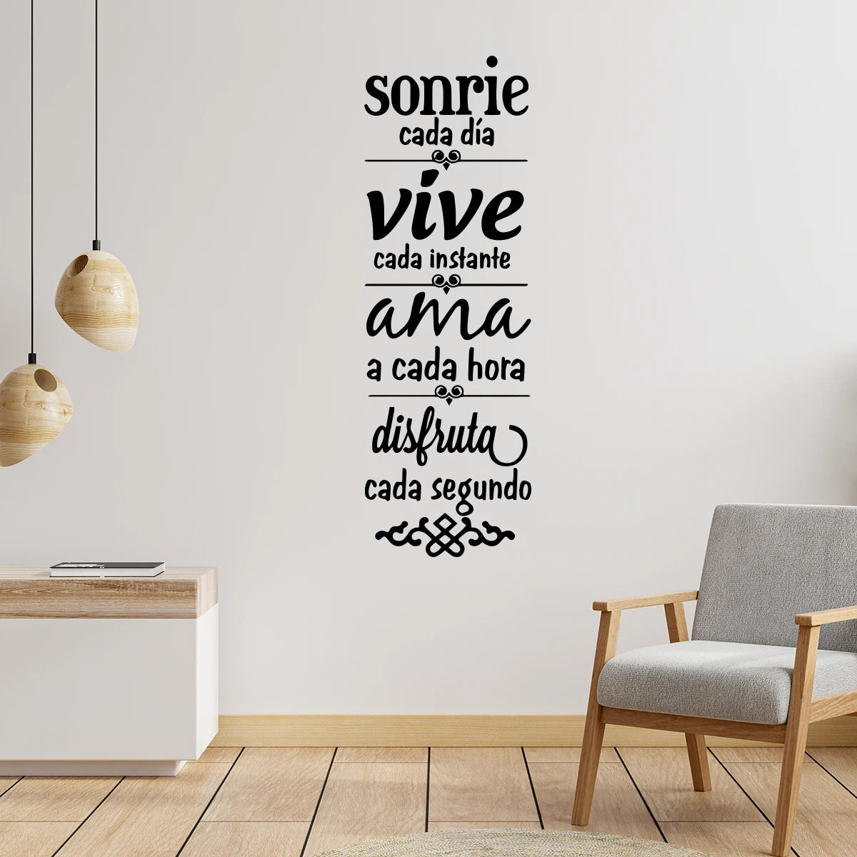 Modern Vinyl Wall Stickers – Removable PVC Decals  / Pegatinas de Pared Vinílicas Modernas