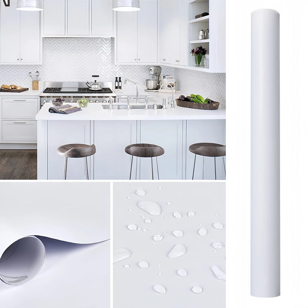 Solid Color Vinyl Wallpaper – Modern Self-Adhesive PVC  / Papel Pintado Vinílico Liso