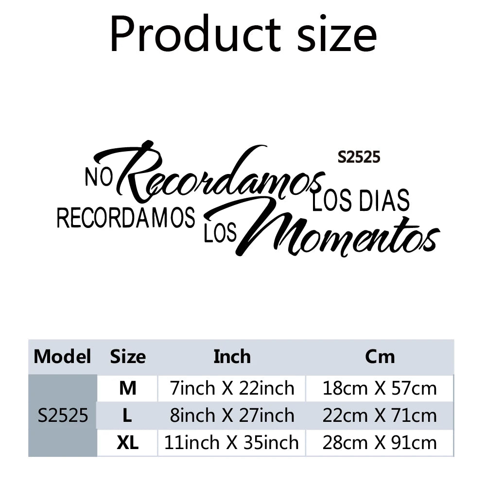 Modern Vinyl Wall Stickers – Removable PVC Decals  / Pegatinas de Pared Vinílicas Modernas